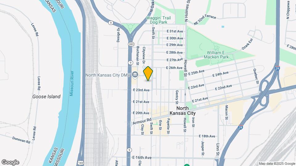 23rd and Swift Mapa y Detalles de la Ubicación