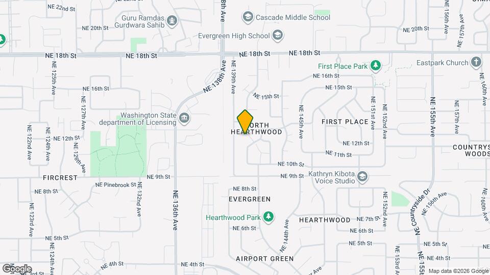 14017 NE Keyes Ct Map and Location Details