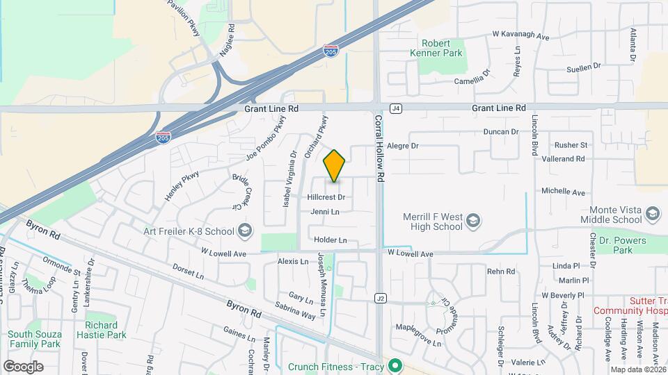 1921 Ridgemont Way Map and Location Details