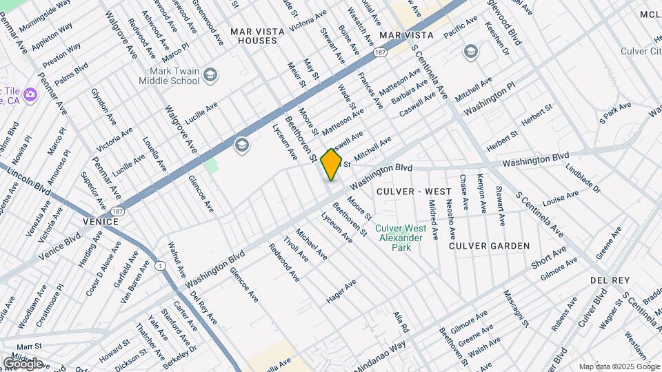 3988 Beethoven St Map and Location Details