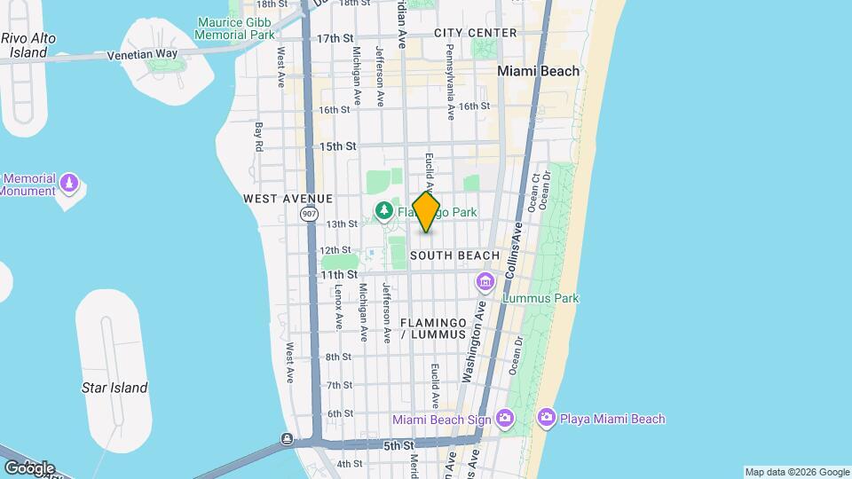 1220 Euclid Ave Mapa y Detalles de la Ubicación