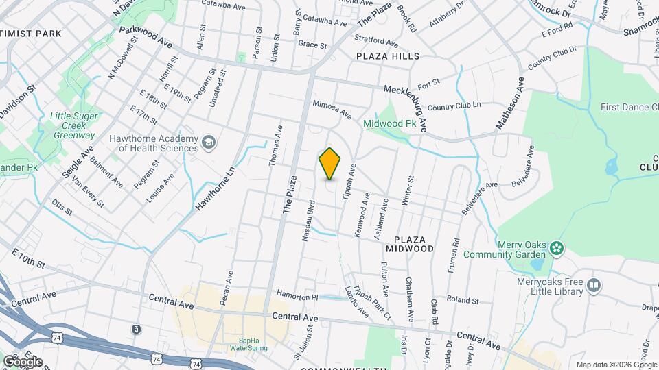 1908 Thurmond Pl Map and Location Details