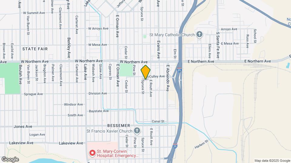 1410 Spruce St Map and Location Details