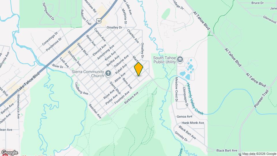 2634 Pinter Ave Map and Location Details