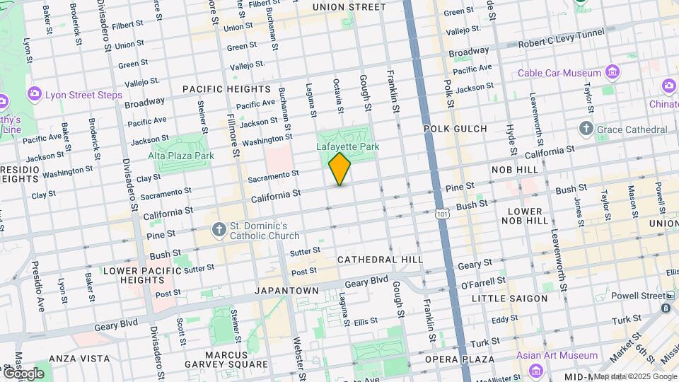 2055 California St Map and Location Details