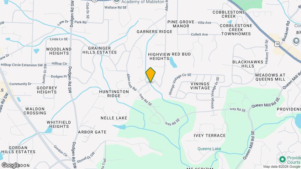 205 Clydesdale Ln SE Mapa y Detalles de la Ubicación