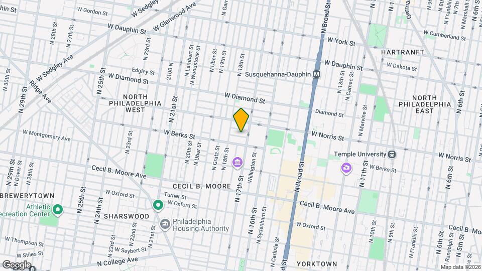 1724 Monument St Mapa y Detalles de la Ubicación