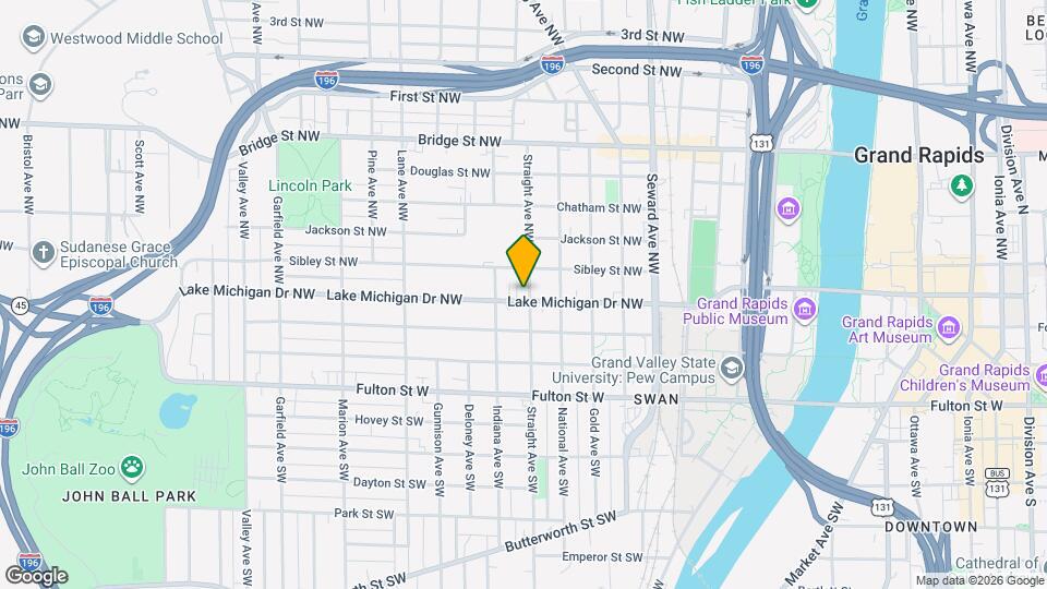 135 Straight Ave NW, Unit 1 Map and Location Details