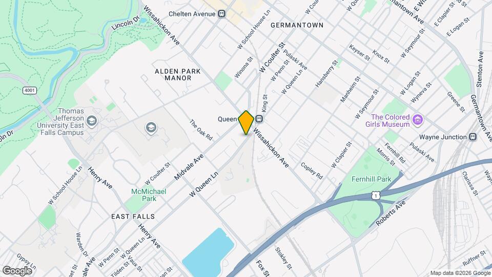 2833 W Queen Ln Mapa y Detalles de la Ubicación
