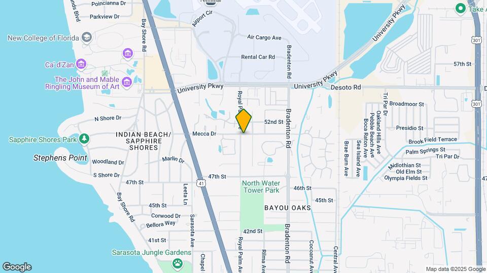 1014 Mecca Dr, Unit A Mapa y Detalles de la Ubicación