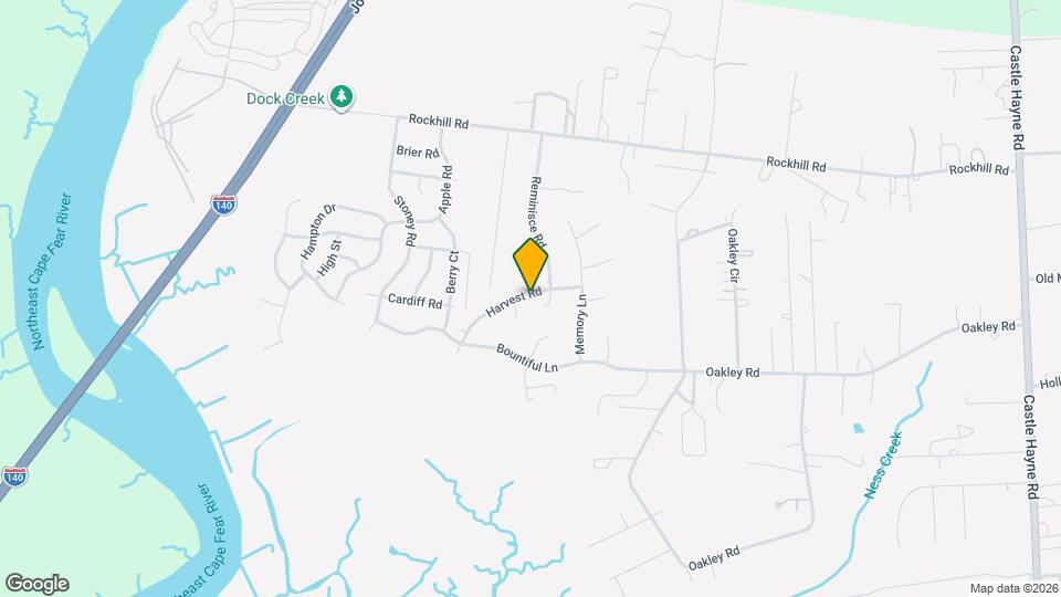 3104 Harvest Rd Map and Location Details