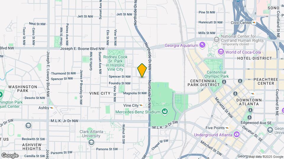 501 Foundry St NW Map and Location Details