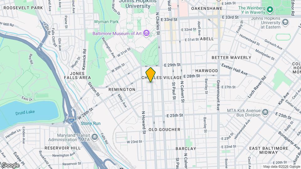 2724 Maryland Ave Map and Location Details