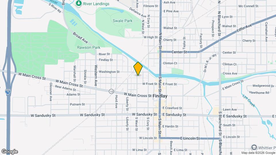 115 S West St, Unit B Map and Location Details