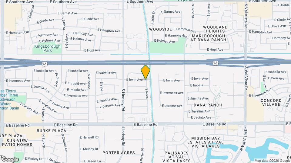 2943 E Irwin Ave Map and Location Details