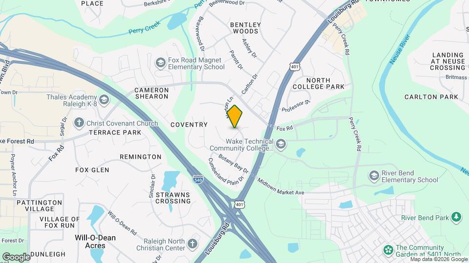 7001 Norton Ln Map and Location Details