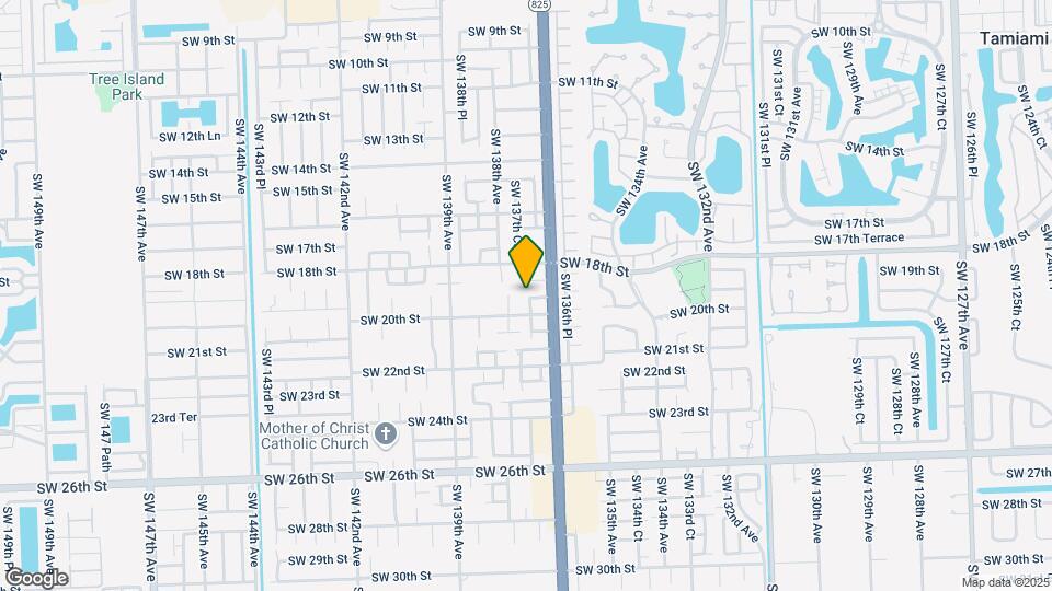 1938 SW 137th Ct Map and Location Details