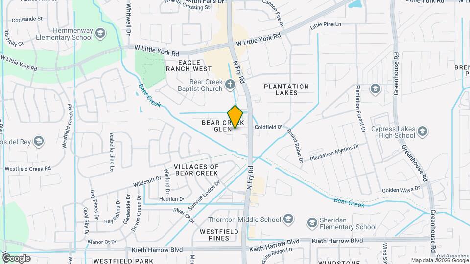 5730 Landon Creek Ln Map and Location Details