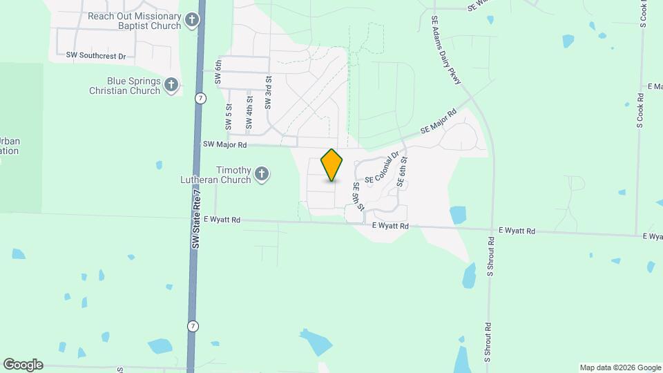 101 SW Rose St Map and Location Details