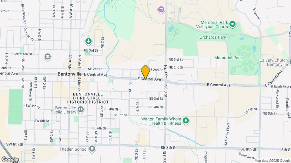 810 E Central Ave Map and Location Details