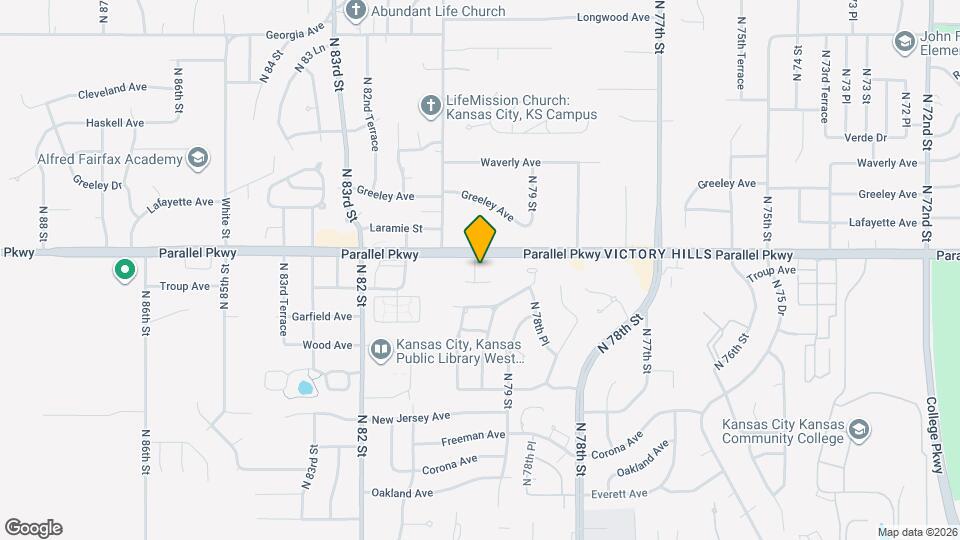 1955 N 80th Ct Map and Location Details