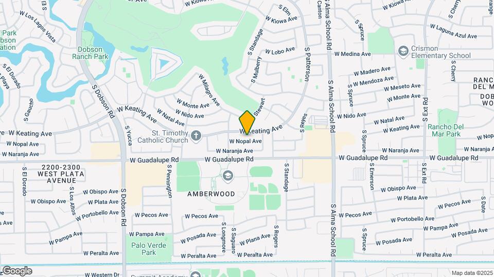 1534 W Nopal Ave Map and Location Details
