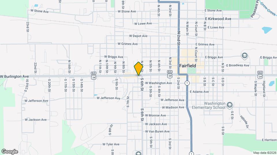 602 W Burlington Ave Mapa y Detalles de la Ubicación