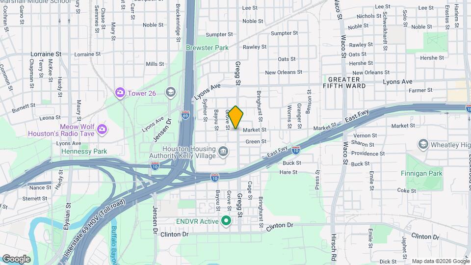 1219 Gregg St Map and Location Details