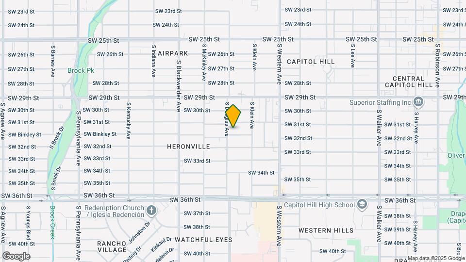 1037 SW Binkley St Map and Location Details