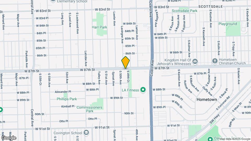 4929-4931 W 87th St Map and Location Details