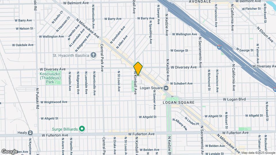 2723 N Kimball Ave Map and Location Details