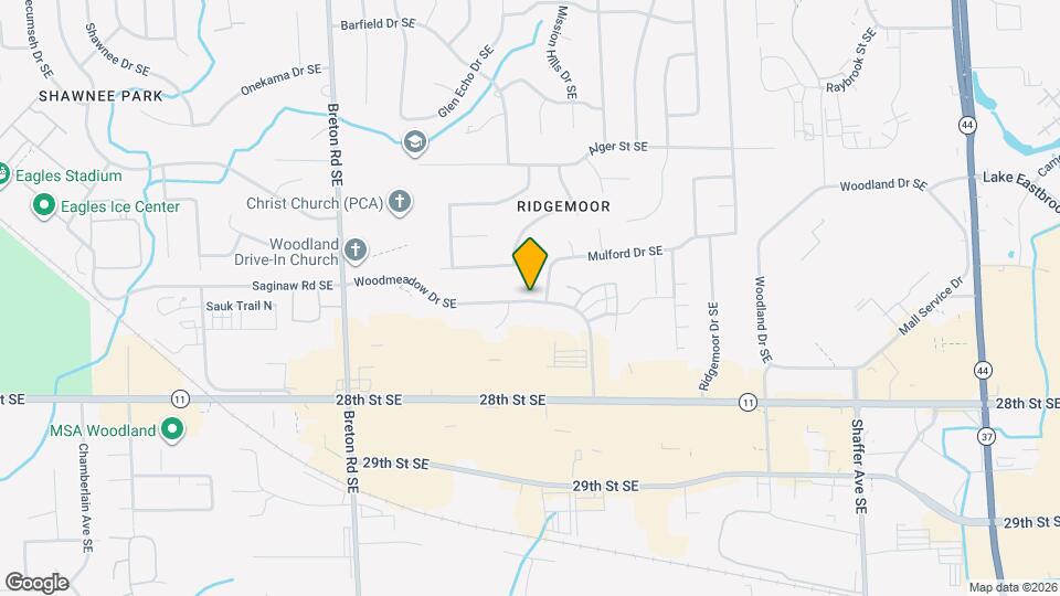 2703 Woodmeadow Dr SE Map and Location Details
