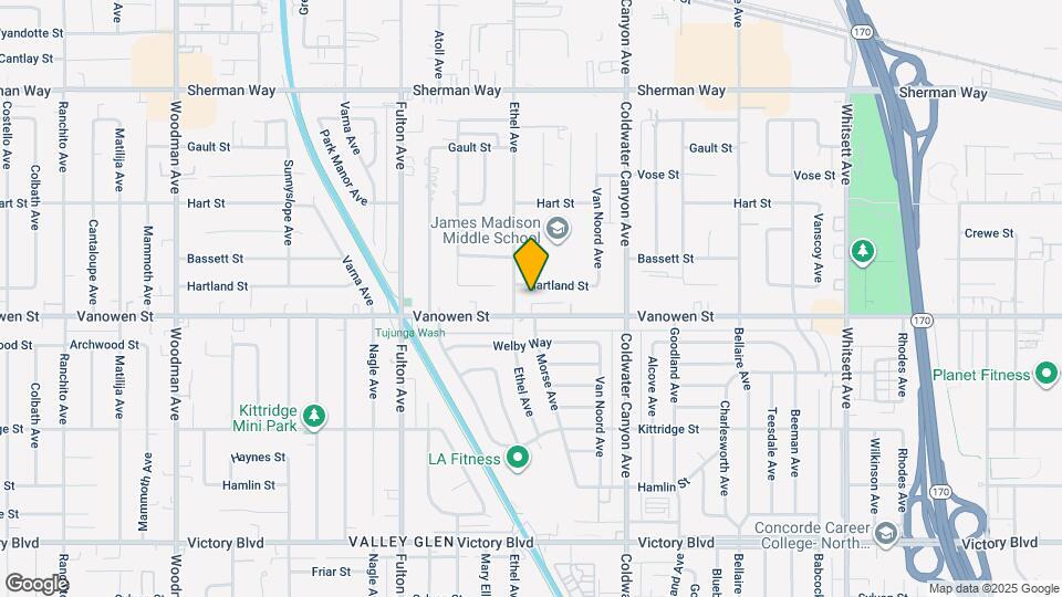 6822 Ethel Ave, Unit BR3 Map and Location Details