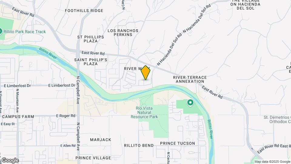 2550 E River Rd Map and Location Details