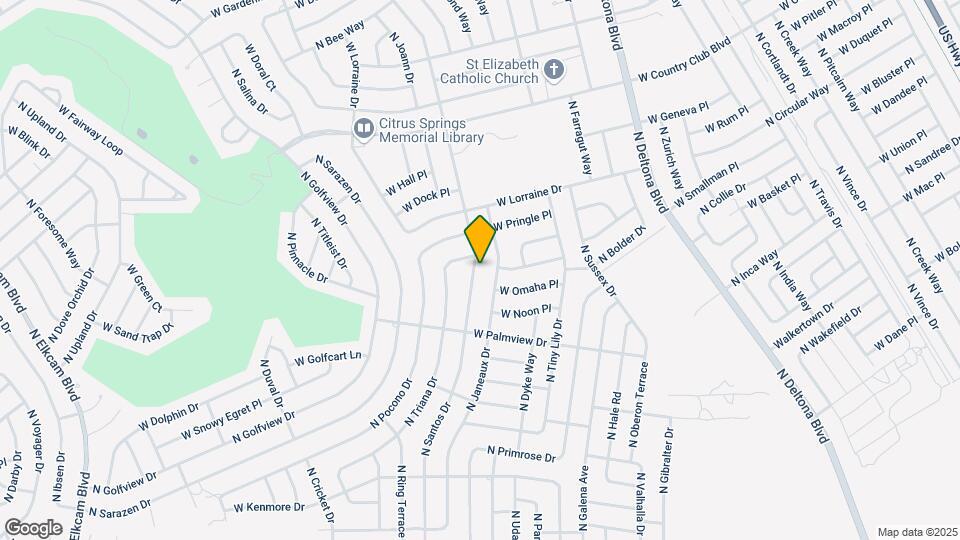 8383 N Santos Dr Map and Location Details