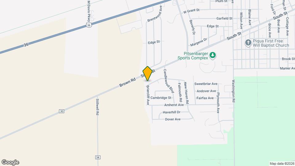 1720 New Haven Rd Map and Location Details