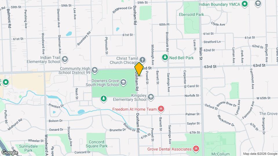 6321 Dunham Rd Map and Location Details