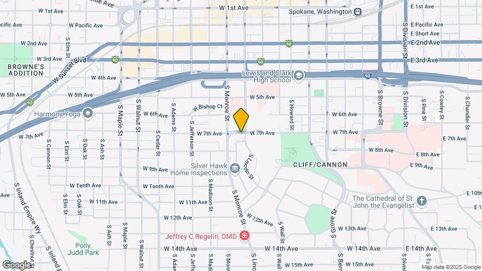 903 W 7th Ave Map and Location Details