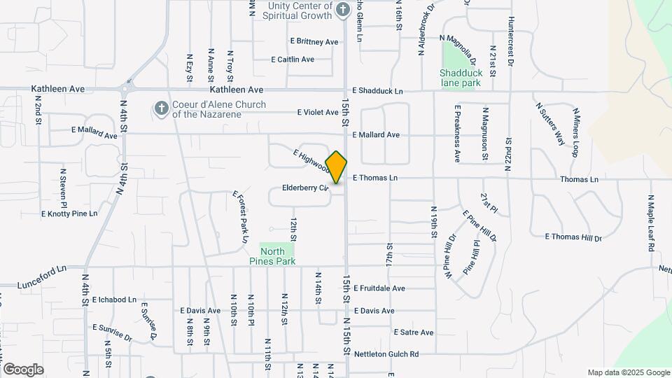 1461 Elderberry Cir Map and Location Details
