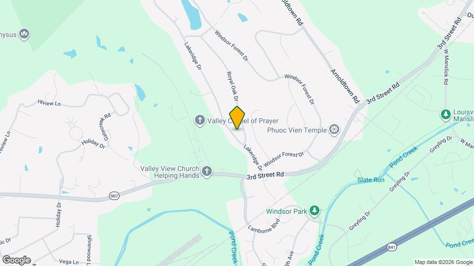 9109 Lakeridge Dr Map and Location Details