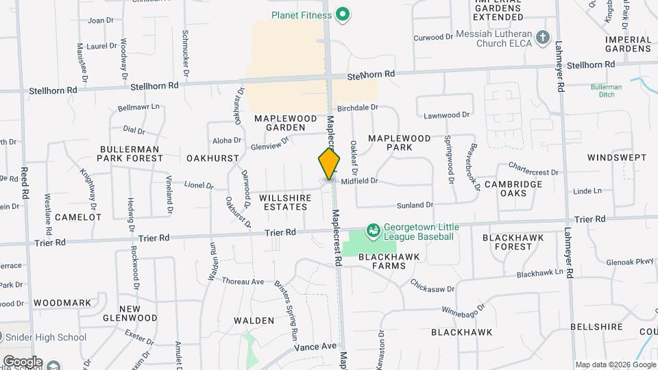 6230 Brian Dr, Unit Brian Drive Map and Location Details