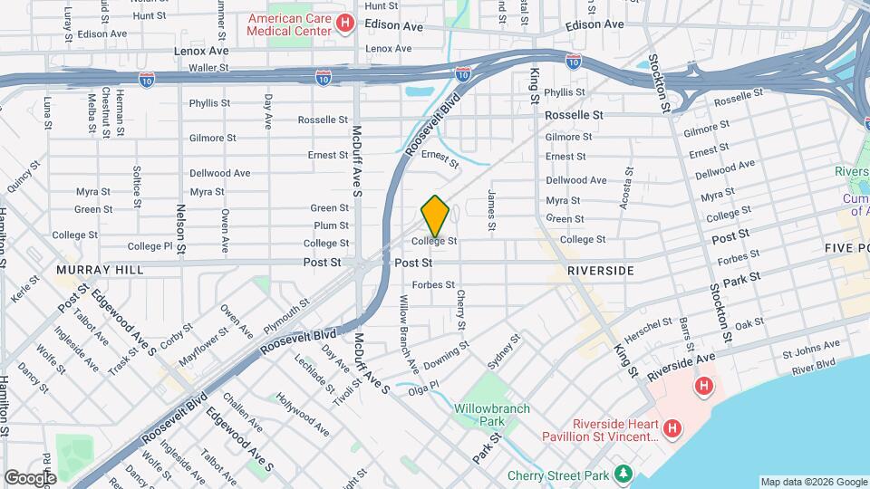 2892 College St Map and Location Details