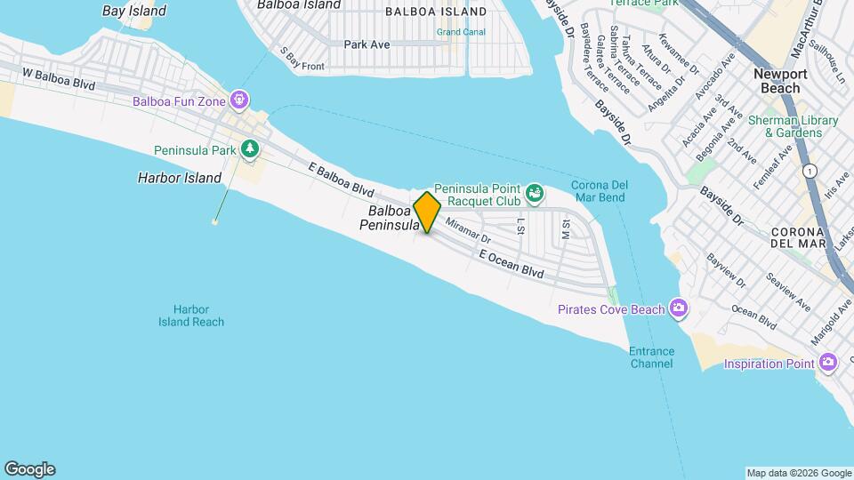 1514 E Oceanfront Map and Location Details