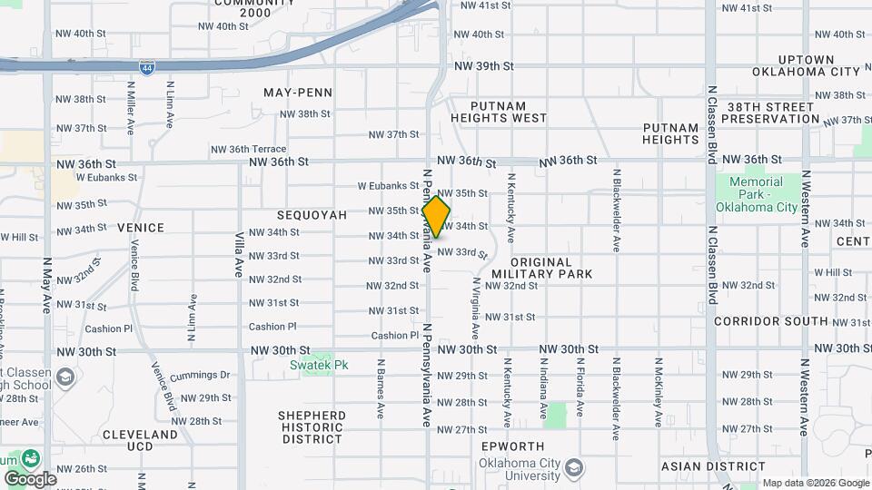 2039 NW 33rd St Map and Location Details