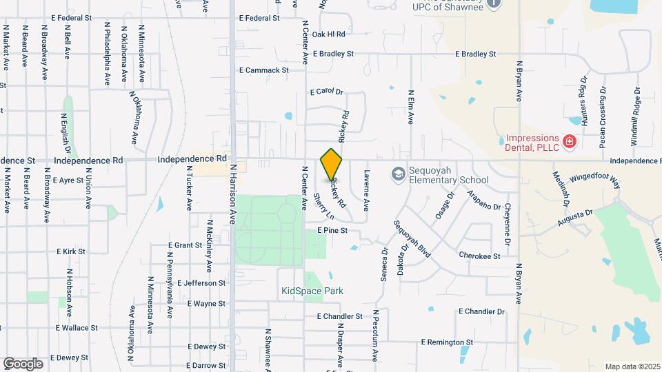 1406 Rickey Rd Map and Location Details
