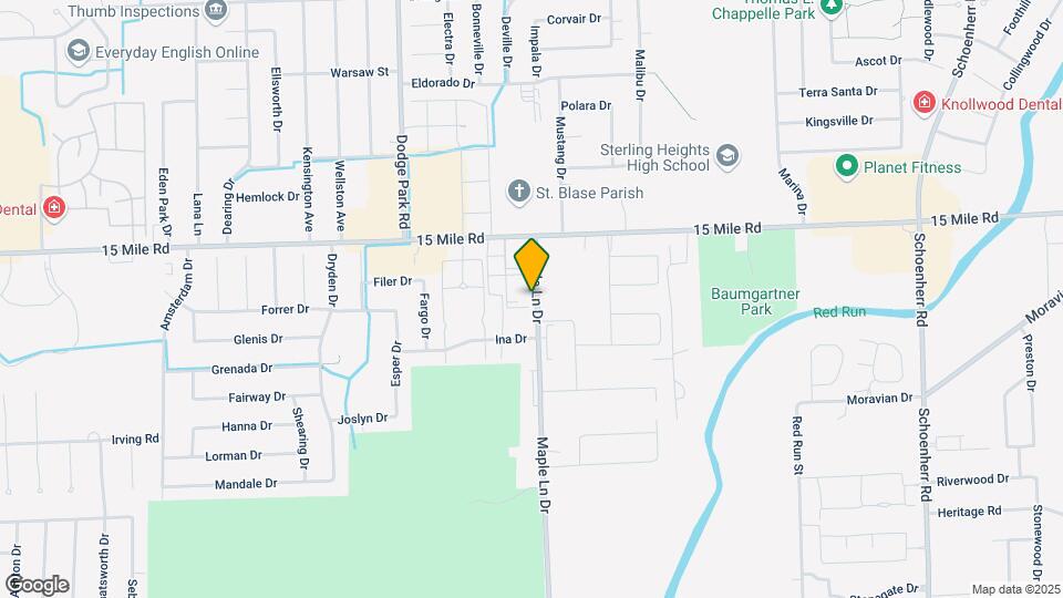 34763 Maple Ln Dr Map and Location Details