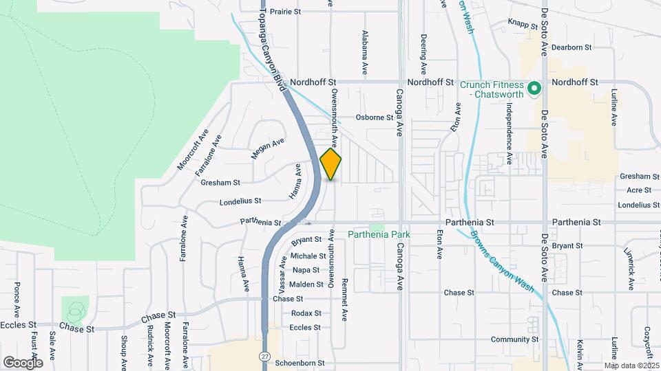 8801 Owensmouth Ave Map and Location Details