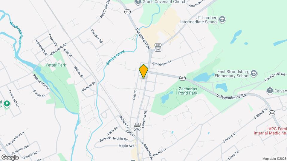 587 N Courtland St Map and Location Details