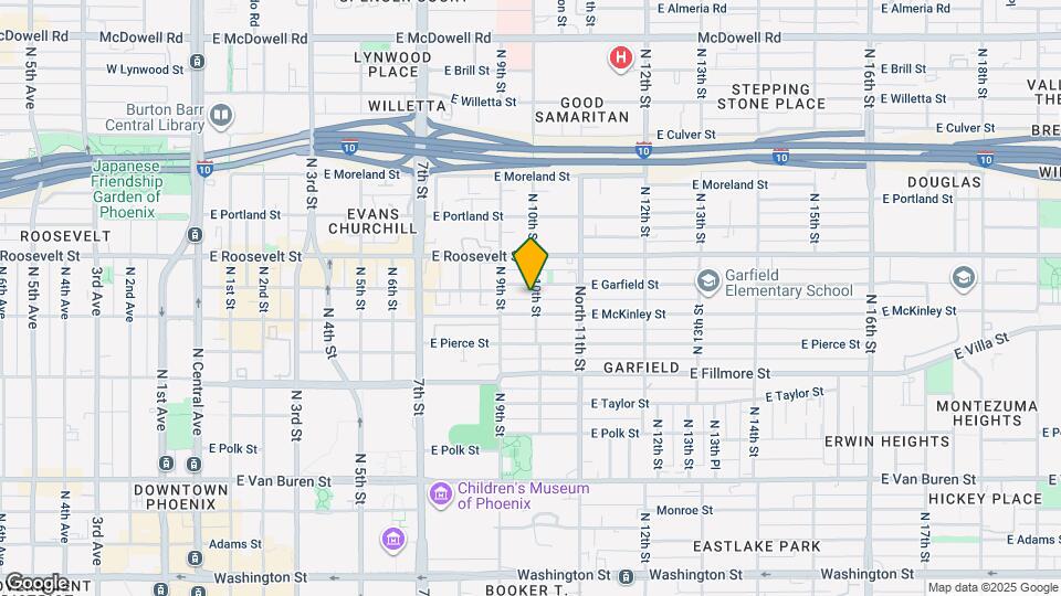 830 N 10th St Map and Location Details
