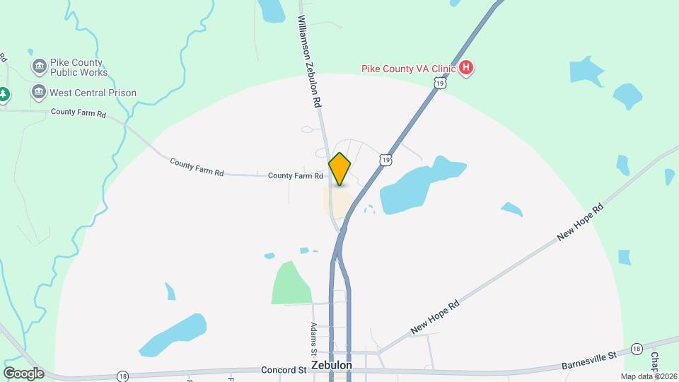 170 Williamson Zebulon Rd Mapa y Detalles de la Ubicación